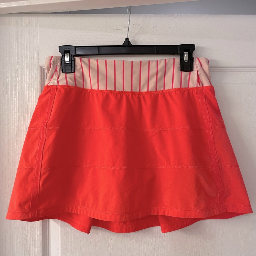 Lululemon Pace Rival Skirt II in Electric Coral 🪸